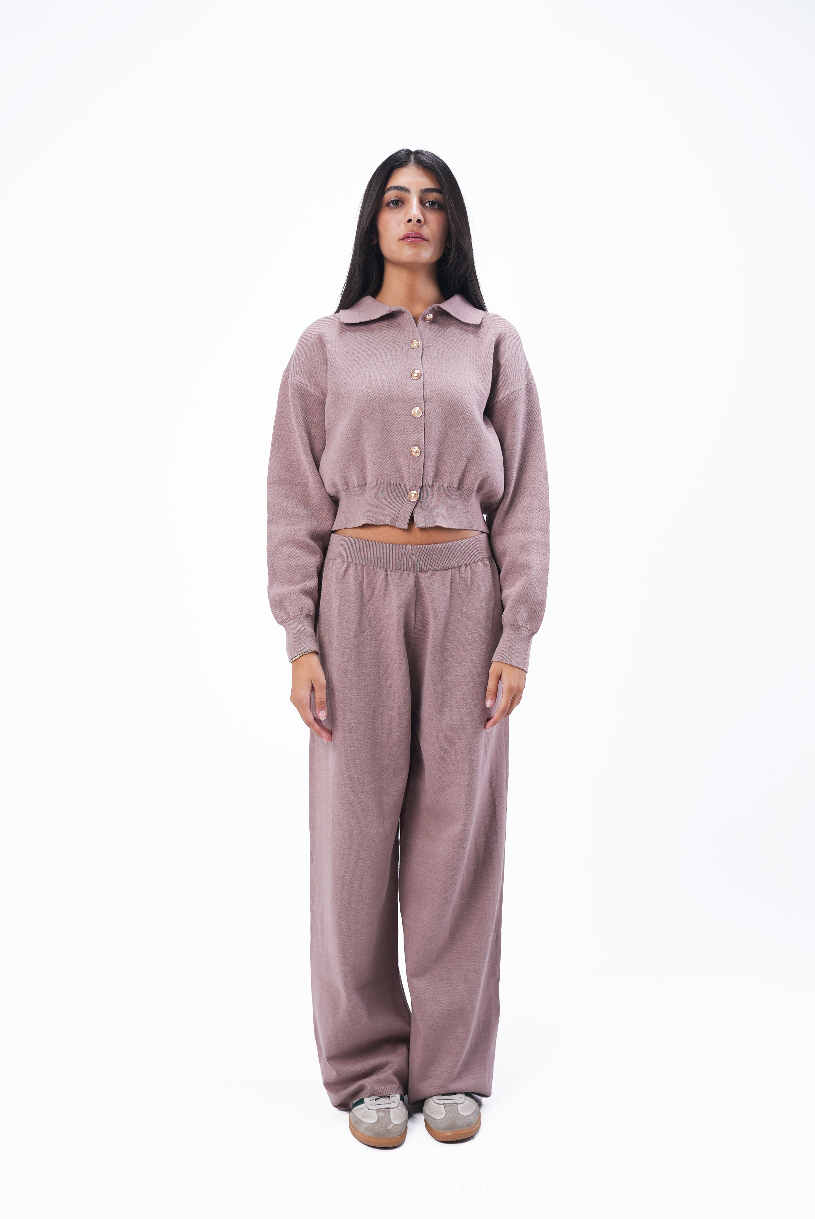Beige Knitted Set – Clippys