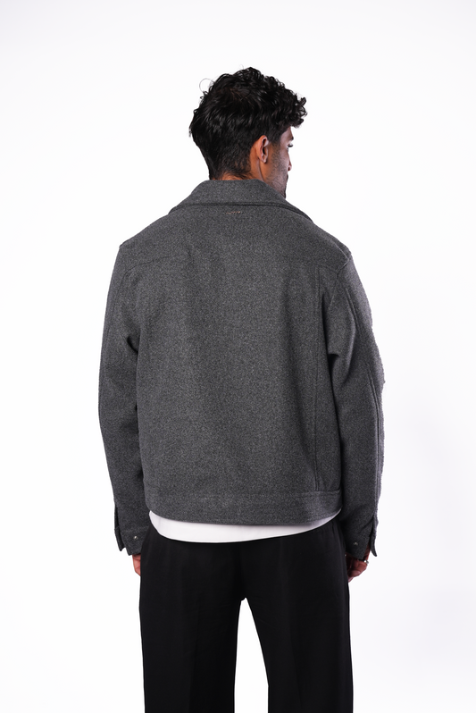 Charcoal Wool Jacket