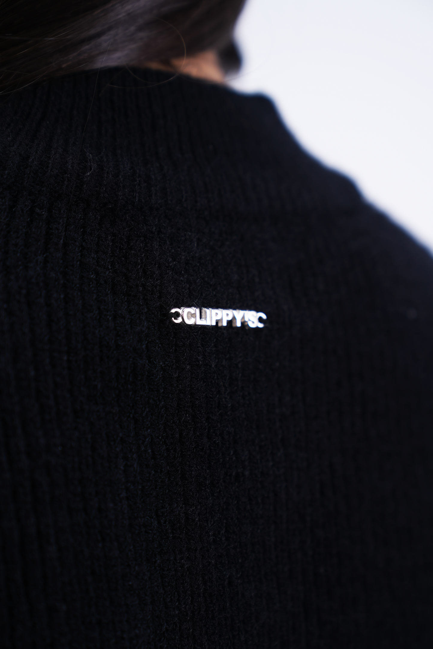 Black Knit Women Jacket