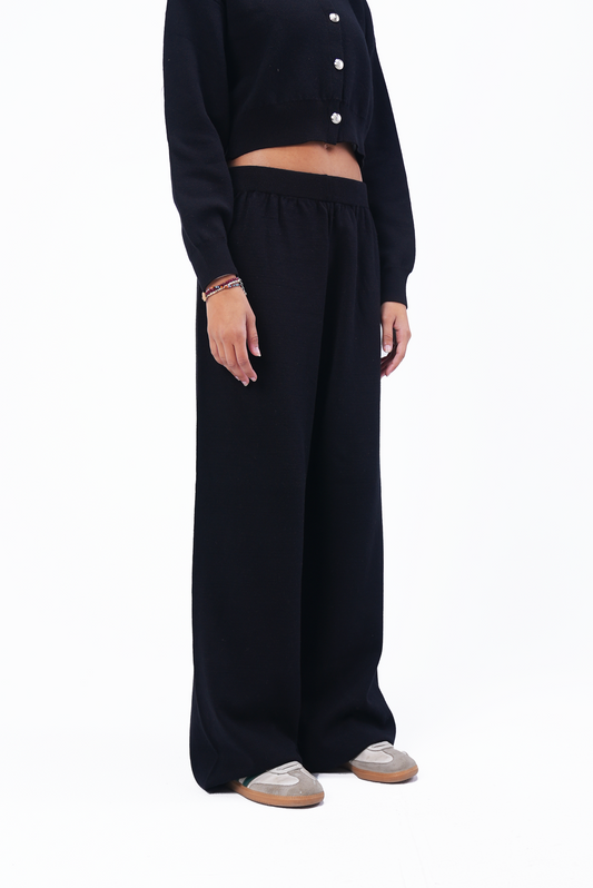 Black Knit Pants