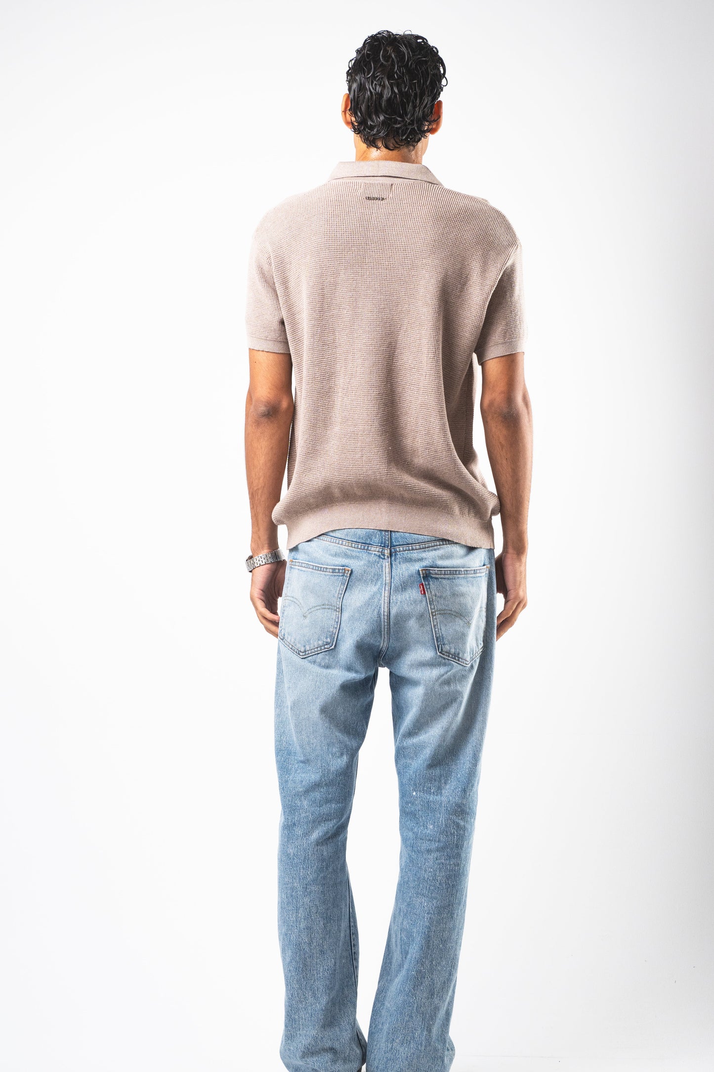 Café knit polo Tshirt