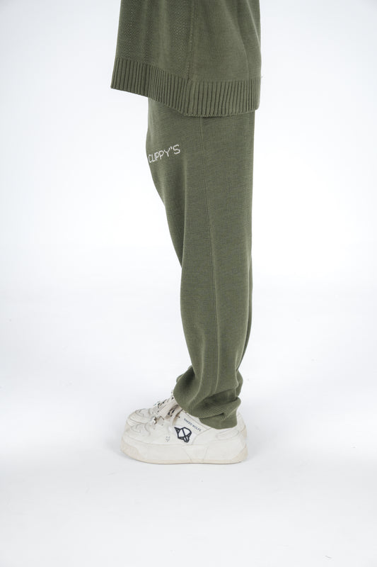 Clippy's Olive Knitted Pants