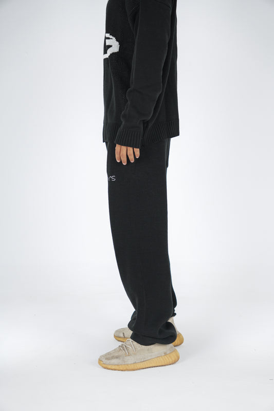 Clippy's Black Knitted Pants