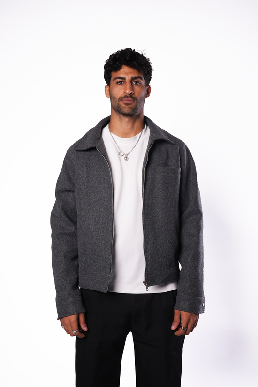 Charcoal Wool Jacket