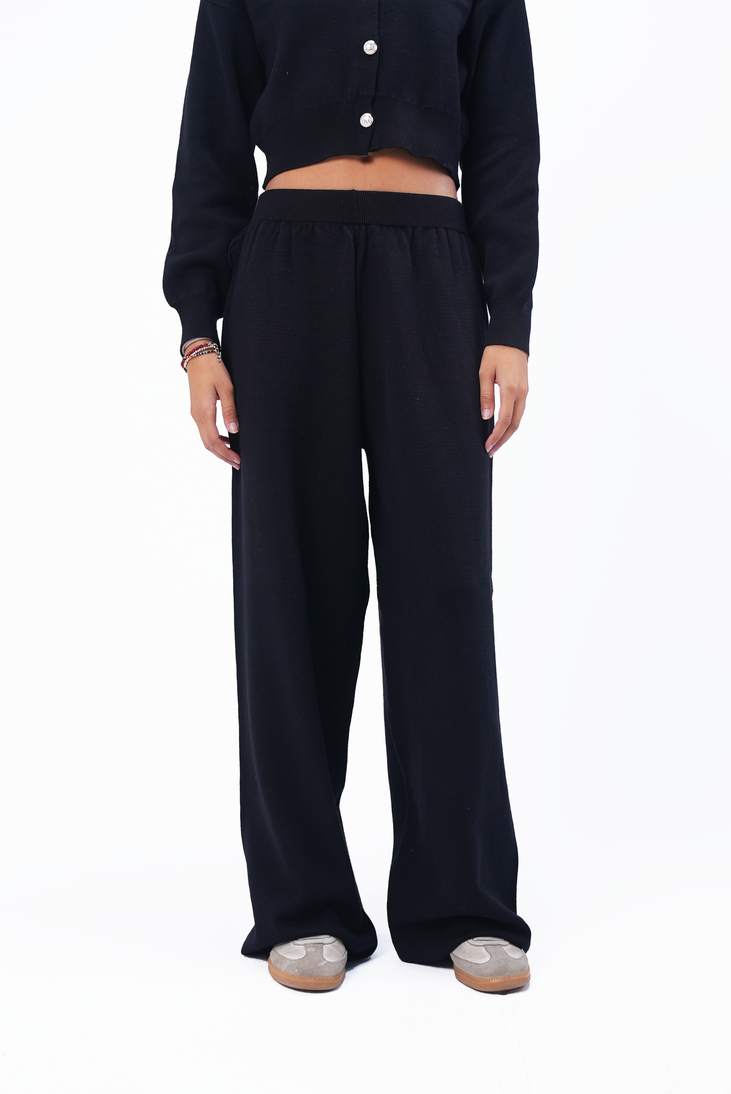 Black Knit Pants