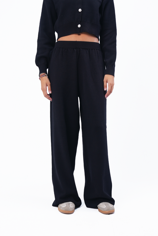 Black Knit Pants
