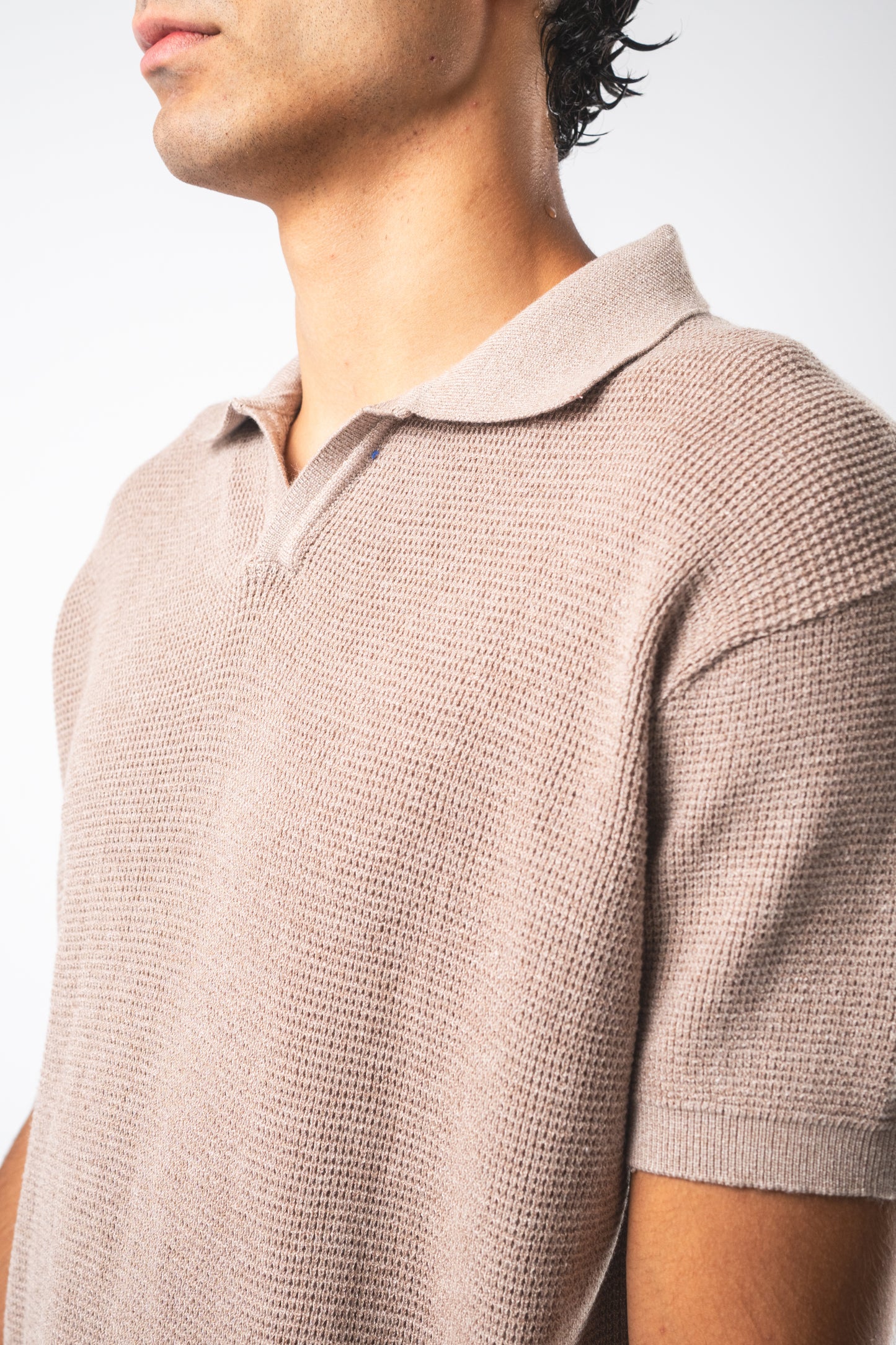 Café knit polo Tshirt