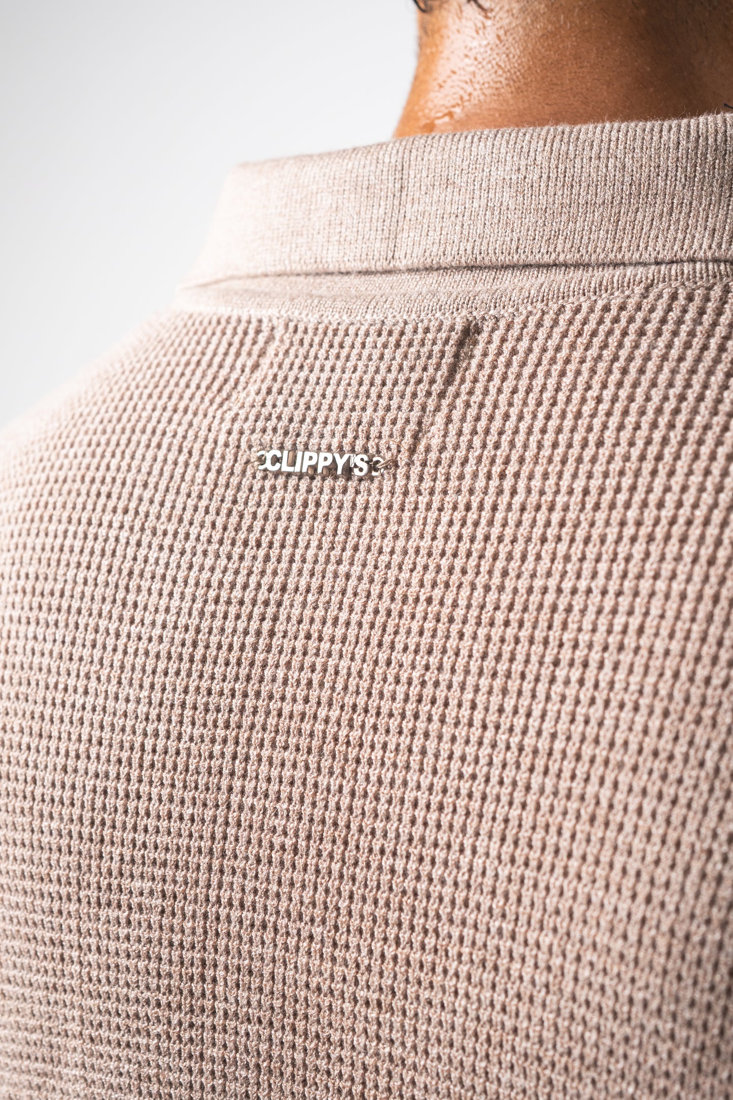 Café knit polo Tshirt