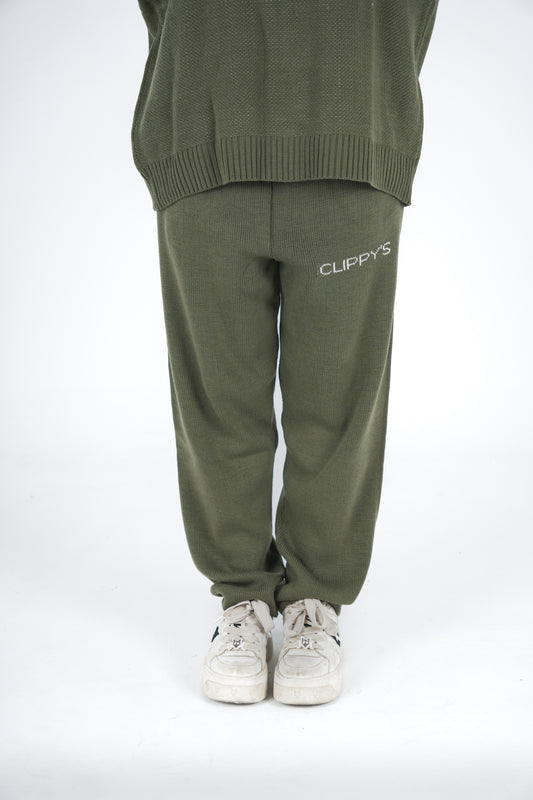 Clippy's Olive Knitted Pants